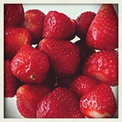 Close-up of strawberries