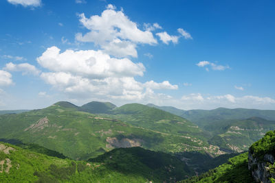 Rila mountain in bulgaria in summer.