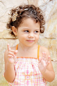 Portrait of a smiling girl