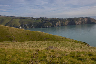 Scenic view of landscape against sky