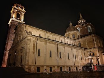 View of historical building against sky at night