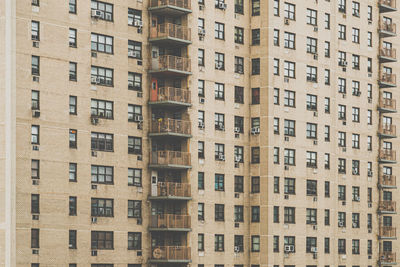 Low angle view of buildings in city