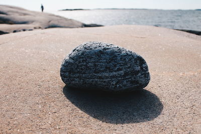 Pebbles on shore