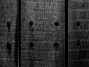 Full frame shot of wooden door