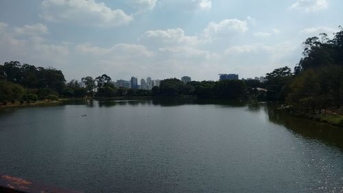 River with buildings in background