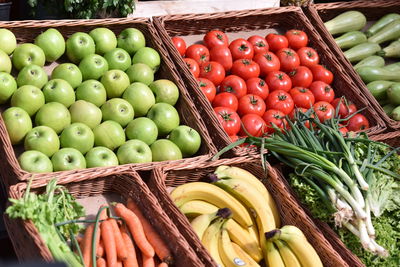 Fruits for sale in market