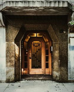Exterior of house