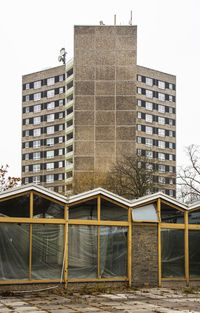 Low angle view of building against sky