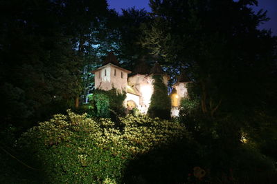 Built structure with trees in background