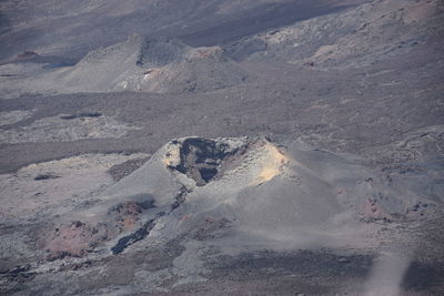 High angle view of volcanic landscape