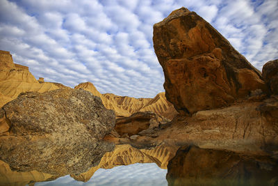 Desierto de bardenas reales, desert of bardenas reales navarra spain this particular rock formation