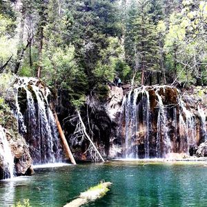 River flowing through rocks