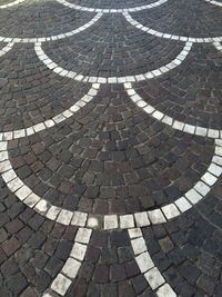 Full frame shot of tiled floor