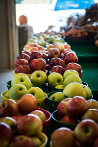 Close-up of fruits for sale in market