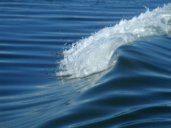 Close-up of rippled water in sea