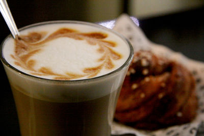 Close-up of coffee cup