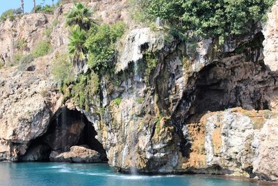 Scenic view of cave