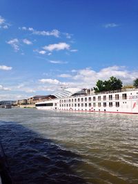 View of building against cloudy sky