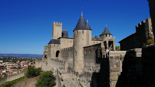 Historic building against clear sky