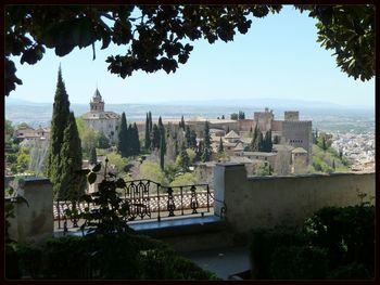 View of buildings in city