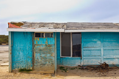 Exterior of abandoned building