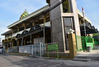 Low angle view of building against sky