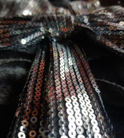 Sequin fabric bow