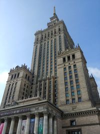 Low angle view of building against sky