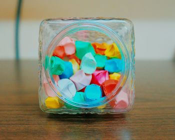 Close-up of colorful balloons