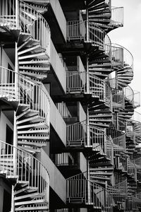 Low angle view of buildings in city