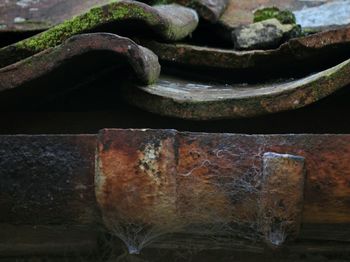 Close-up of rusty metal