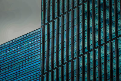 Low angle view of modern building