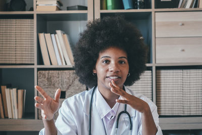 Portrait of doctor in clinic