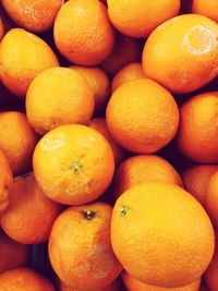Full frame shot of oranges
