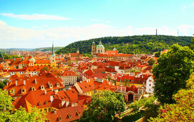 View of cityscape against sky