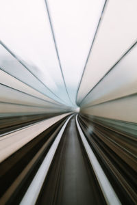 View of blurred motion