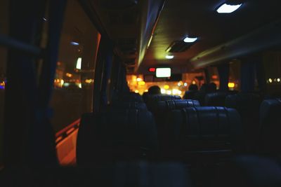 Train at night