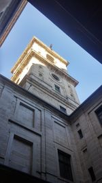Low angle view of building against sky