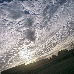 View of cloudy sky