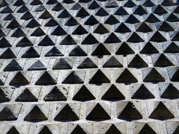 Full frame shot of tiled floor