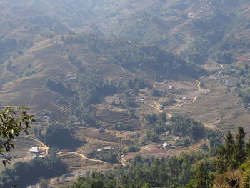 High angle view of landscape