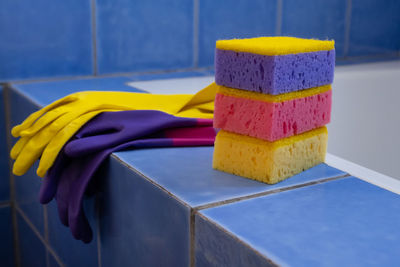 Close-up of cake on table