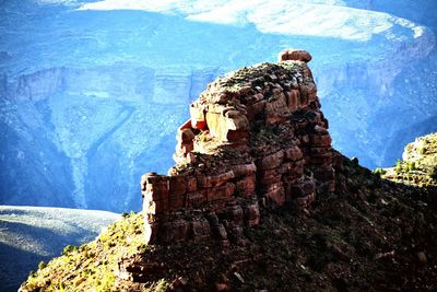 View of rock formations