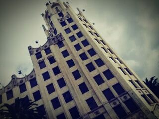 Low angle view of building against sky