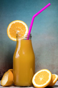 Close-up of drink on table