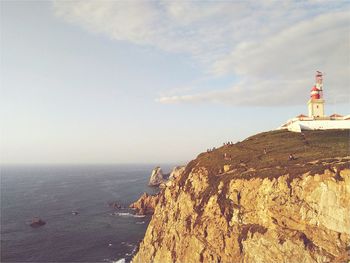 Lighthouse on coast