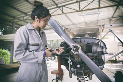 Man working in factory