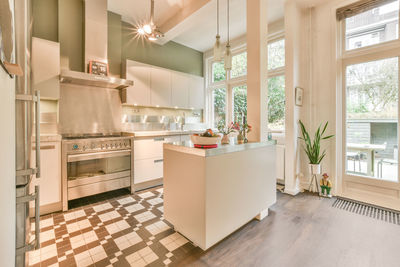 Interior of kitchen