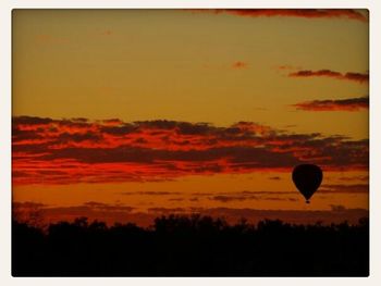 Scenic view of sunset sky