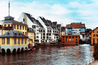 View of buildings at waterfront